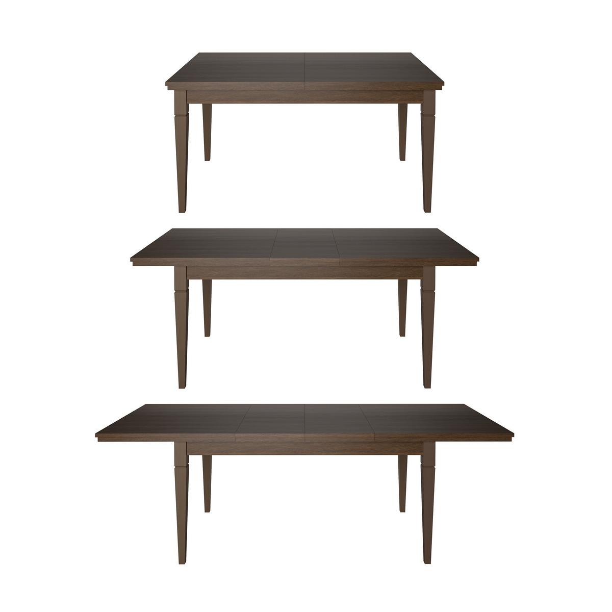 ESSTISCH EVOLETTA Ausziehbar 160 - 240 / 90 x 79 cm - Alteiche, Holz (160/90/79cm) - MASSENO