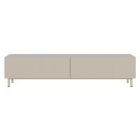 TV-LOWBOARD Veldio New Greige 175/46/32 cm - Taupe, Holzwerkstoff/Metall (175.6/46.5/31.6cm) - Selsey