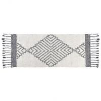 KURZFLOR-TEPPICH Eray 150/80 cm - Weiß, Textil (80/150cm) - Beliani