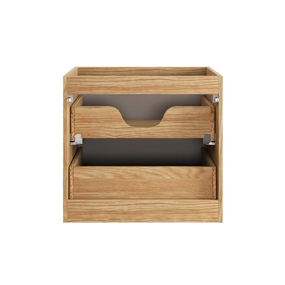 WASCHTISCH 60cm Elora Beige und Holz - Braun, Holzwerkstoff (60/57/46cm) - Petits-meubles