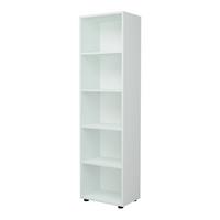 BÜCHERREGAL Vara - Weiß, Holzwerkstoff (49/178/30cm) - [en.casa]