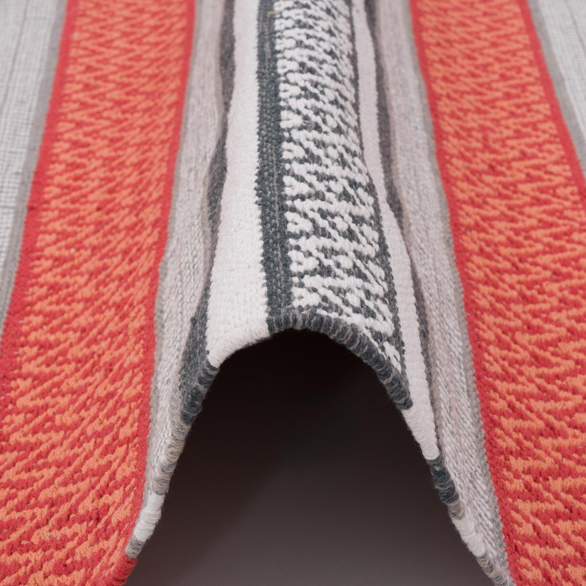 KELIM BAUMWOLLE NATUR TEPPICH GRACE - Rostfarben, Textil (200/290cm) - Pergamon