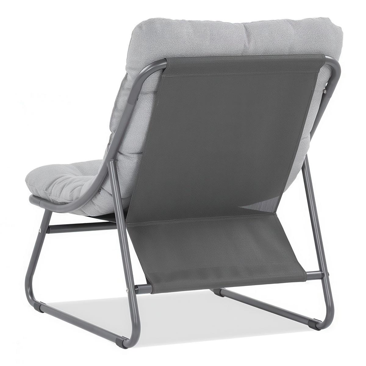 GARTENSET Solaro , aus Metall, 2 Sessel + 2-Sitzer Sofa + Couchtisch, Hellgrau - Hellgrau, Metall - Beautysofa