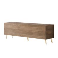 TV-UNIT COLGANTE NUSSBAUM 150 auf Füßen LED - Nussbaumfarben, Holzwerkstoff (150/49/40cm) - Lookway