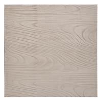 KUNSTFELLTEPPICH Beige 160/160 cm Ontake - Beige, Kunststoff (160/160cm) - Beliani