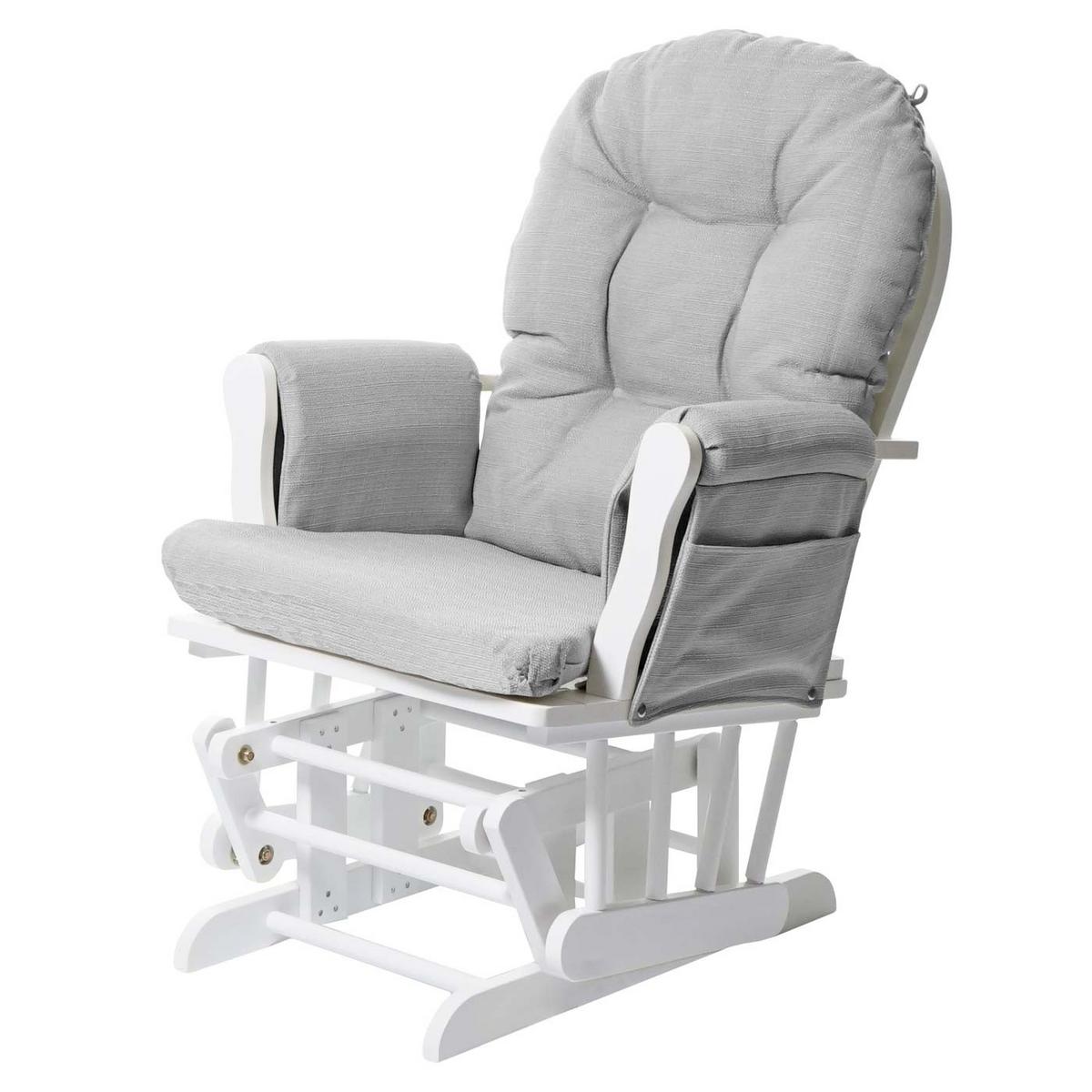 RELAXSESSEL SCHWINGSTUHL Hellgrau - Hellgrau, Textil (68/98/76cm) - MCW