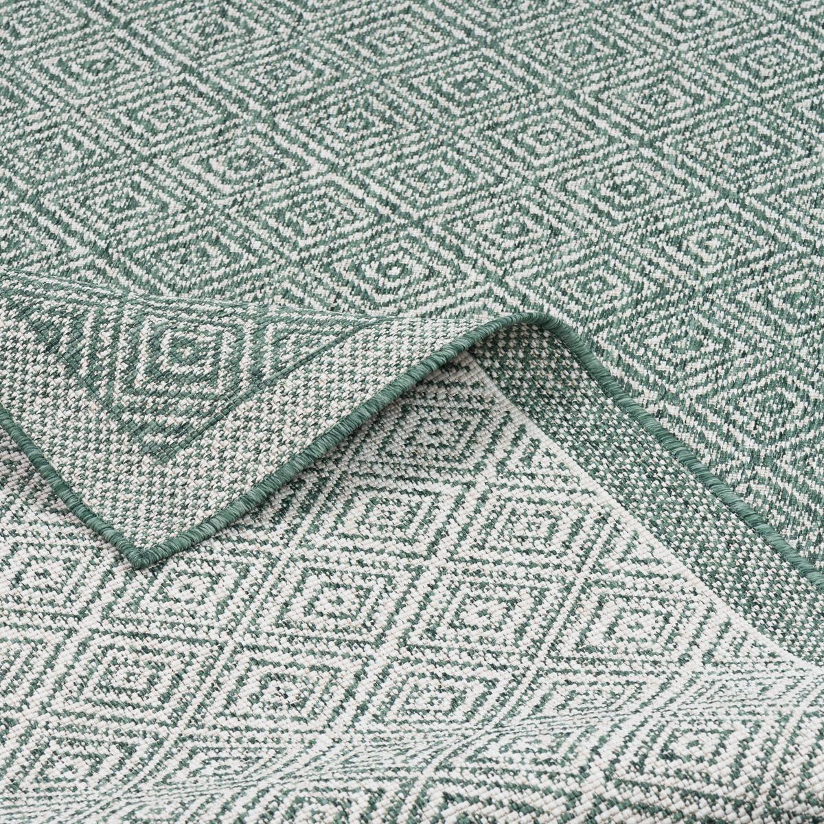 IN & OUTDOOR TEPPICH HAMPTON MELIERT - Grün, Textil (80/150cm) - Pergamon