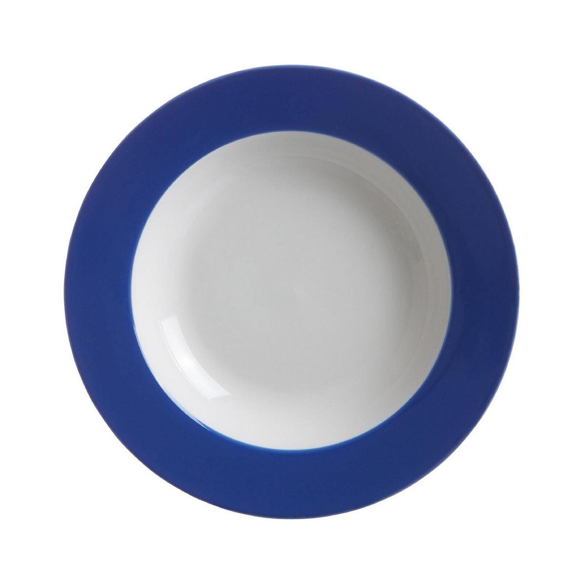SUPPENTELLER Doppio Indigo Blau ø 22 cm 6er Set - Blau, Keramik (22cm) - Ritzenhoff Breker