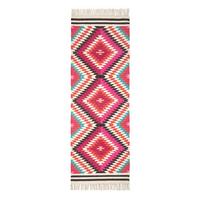 KELIM-TEPPICHLÄUFER Manila handgewebt 66/200 cm - Multicolor, Textil (66/200cm) - Homescapes