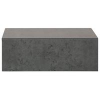 HÄNGENDER NACHTTISCH ANNE - Dunkelgrau, Holzwerkstoff (42/14/30cm) - CARO-Möbel