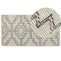 TEPPICH geflochten Urla 150/80 cm - Beige, Textil (80/150cm) - Beliani