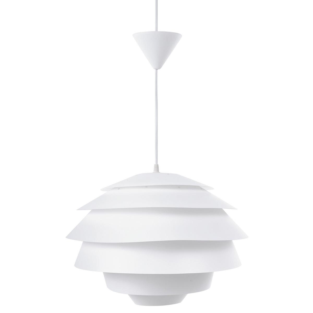 HÄNGELEUCHTE Congo 40/40/170 cm - Weiß, Kunststoff (40/40/170cm) - Beliani