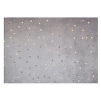 FOTOTAPETE 208x146 cm - Symmetrische Punkte - Grau, Textil (208/146cm) - Wallfluent