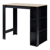 BARTISCH Danderyd - Eichefarben/Schwarz, Holzwerkstoff (60/120/105.5cm) - [en.casa]