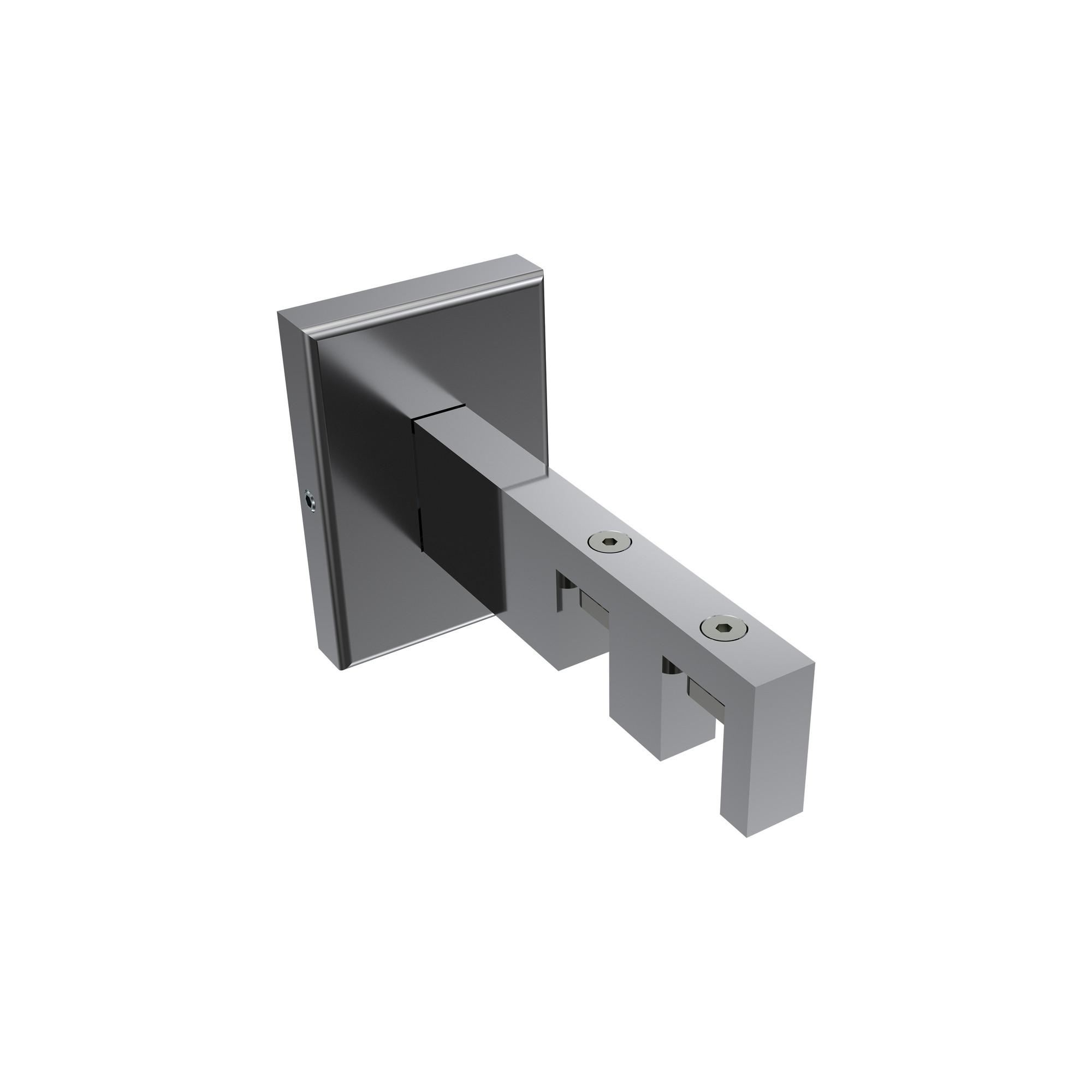 TRÄGER FÜR GARDINENSTANGEN INNENLAUF 14x35 mm, Smartline 2-läufig, Chrom - Chromfarben, Metall (10/6.5/4.5cm) - INTERDECO