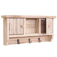 SCHLÜSSELBRETT Buche Dekor - Buchefarben, Holz (40/19/8cm) - MCW