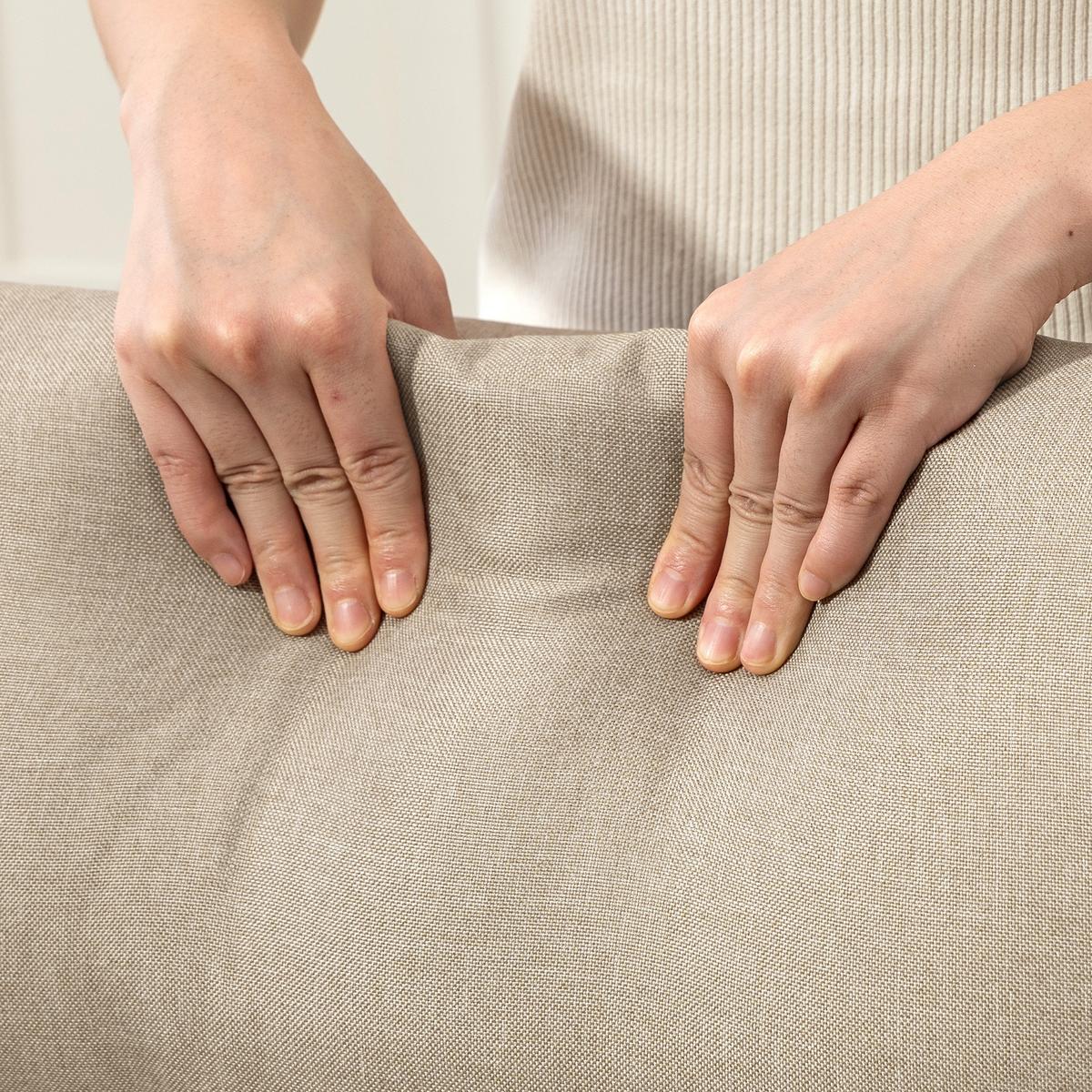 RELAXSESSEL Polyester Beige - Beige, Textil (67/98/87cm) - HOMCOM