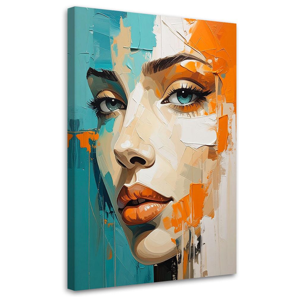 LEINWANDBILD Menschen & Charaktere 30x45cm - Multicolor, Textil (30/45cm) - Feeby