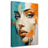 LEINWANDBILD Menschen & Charaktere 30x45cm - Multicolor, Textil (30/45cm) - Feeby