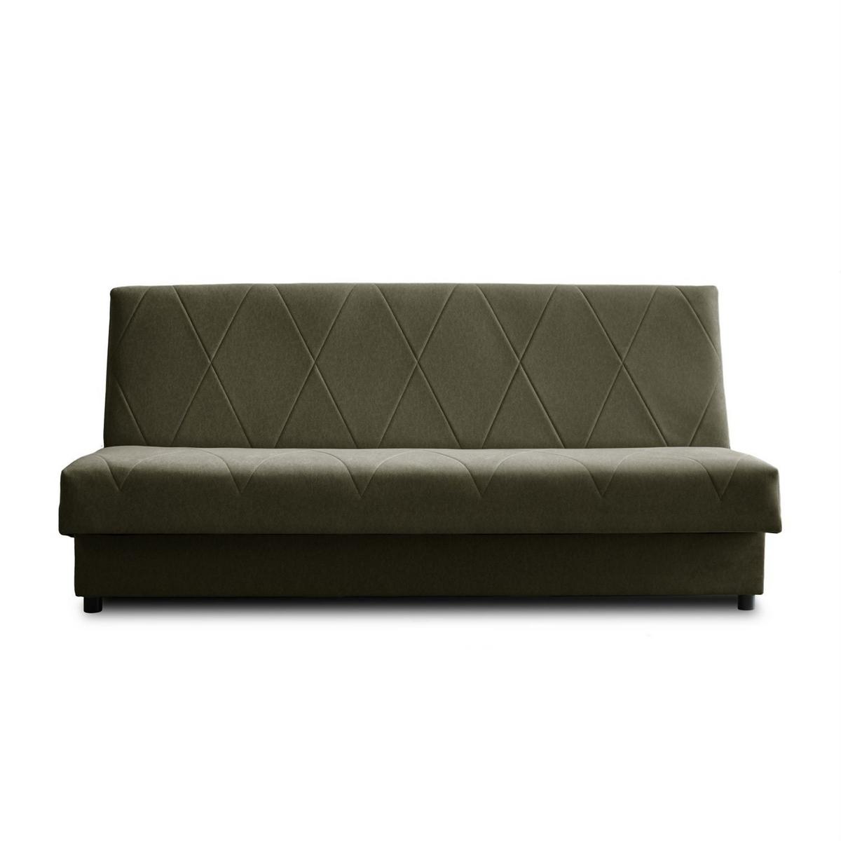 SCHLAFSOFA VERO mit Schlaffunktion Castel 39 - Grün, Textil (191/88/90cm) - Lookway