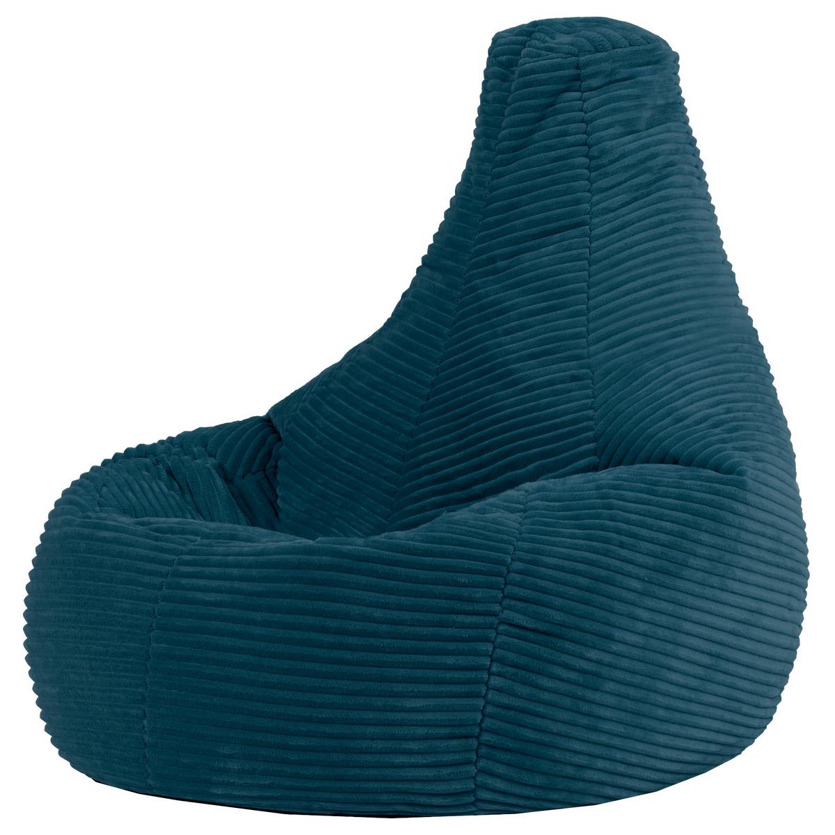 SITZSACK für Kinder Sessel aus Cord 2-tlg. - Grün, Textil (69/59/65cm) - icon