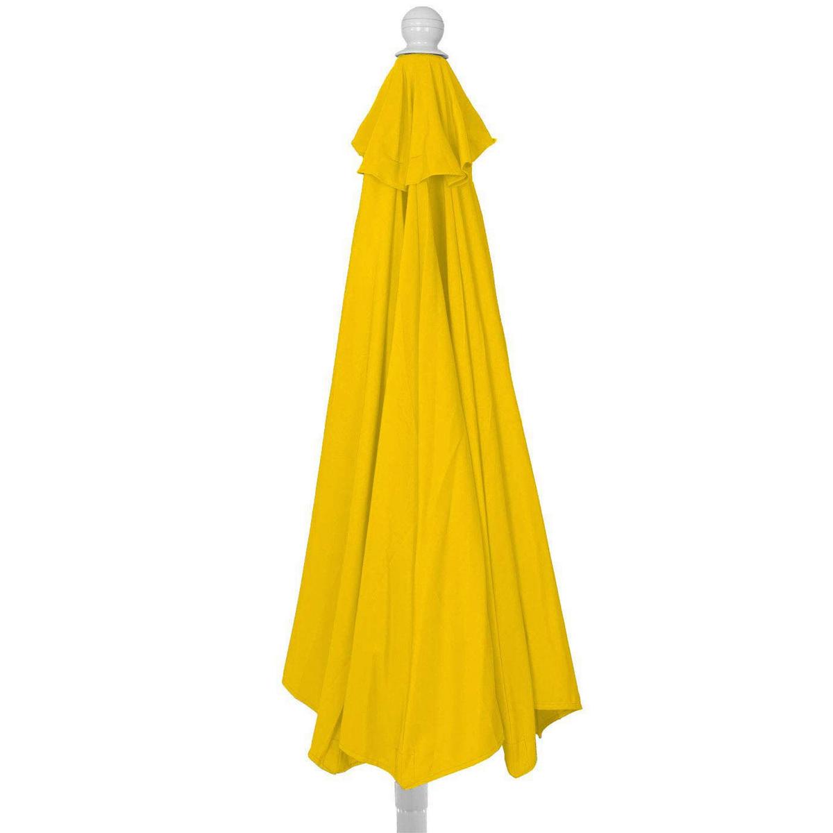 SONNENSCHIRM I HALBRUND UV 50+ Gelb - Gelb, Textil (260/135cm) - MCW