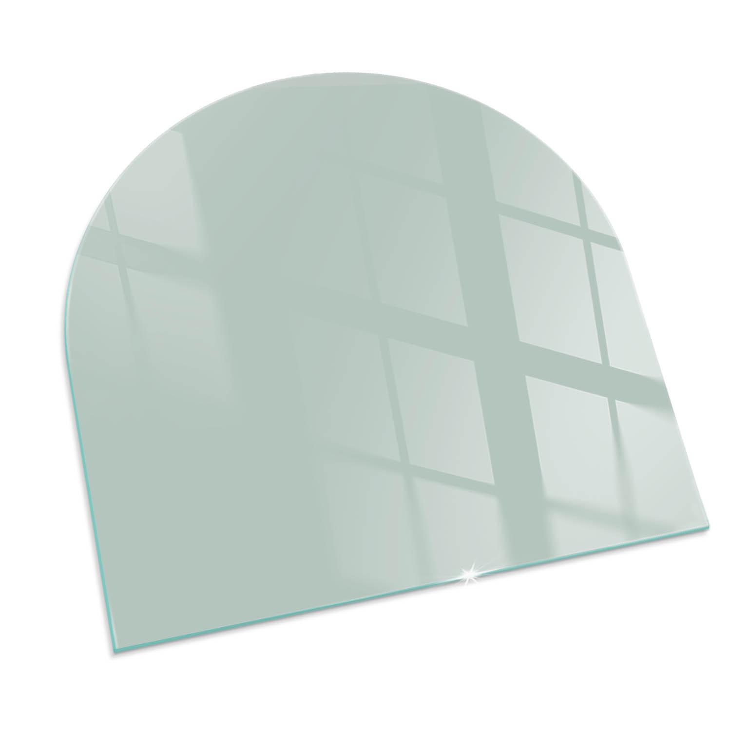 GLASPLATTE für Kamin 100x100 cm - Grün, Glas (100/100/0.4cm) - TULUP