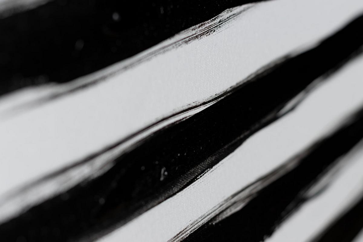 ACRYLBILD HANDGEMALT 120/80 cm - Schwarz, Holz/Textil (120/80cm) - KUNSTLOFT
