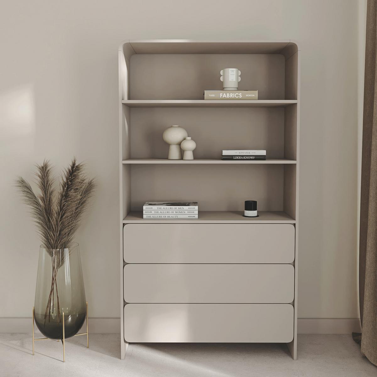 STANDREGAL LUMMO Kaschmir, 100 cm - Kaschmir, Holzwerkstoff (100/200/39cm) - Selsey