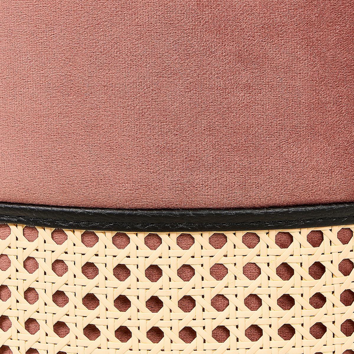 POUF Yankton 35/35/42 cm - Pink, Textil (35/42/35cm) - Beliani