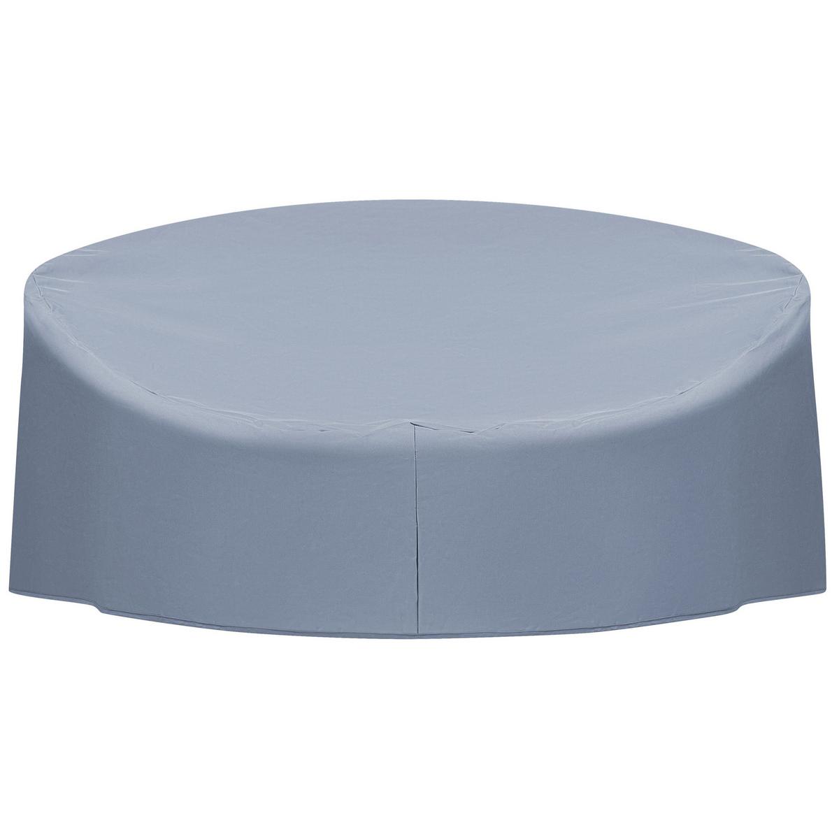 REGENSCHUTZ für Sonneninsel SYLT 165/140/75 cm Chuva - Grau, Kunststoff (165/75/140cm) - Beliani