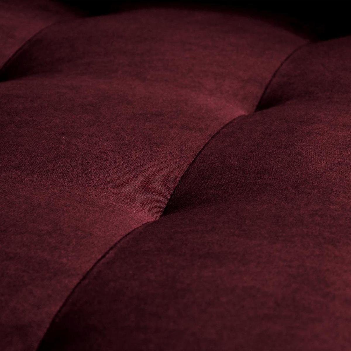 ECKSCHLAFSOFA Halant mit Bettkasten, universelle Ottomane, Veloursstoff, Bordeaux - Bordeaux, Textil (220/140cm) - Beautysofa