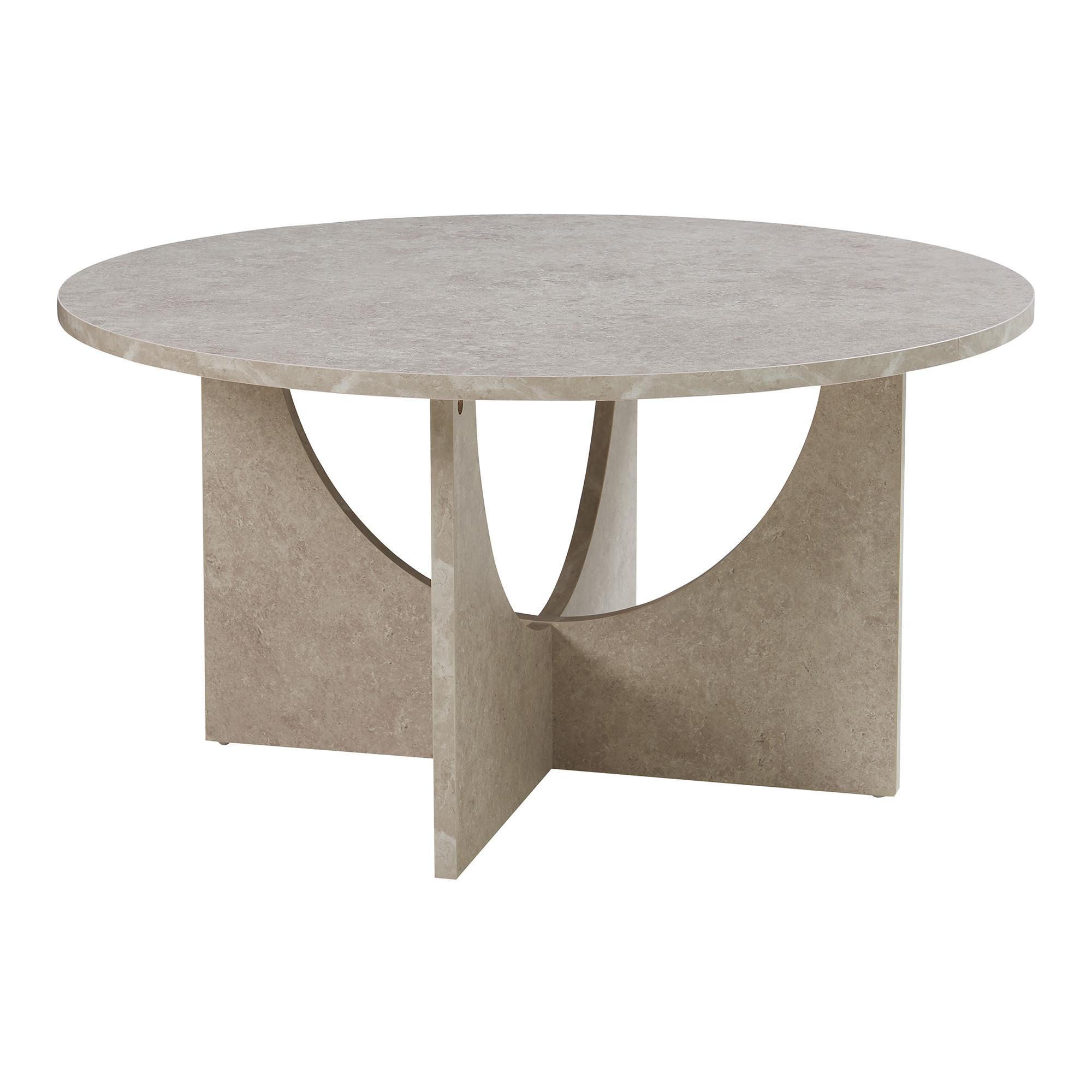 COUCHTISCH Rindal 80/42 cm - Grau, Holzwerkstoff (80/80/41.5cm) - [en.casa]