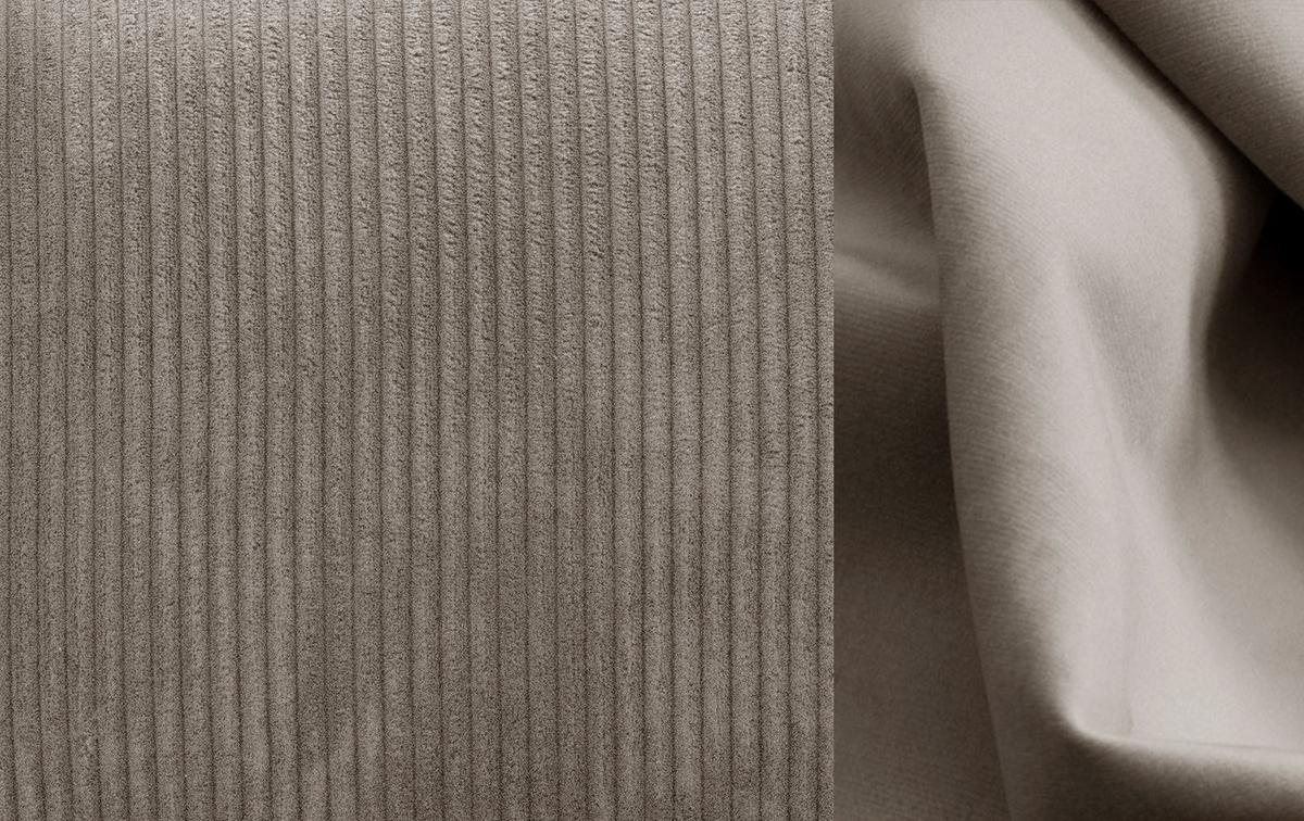 ECKSOFA TAUER 5-Sitzer, taupe - Taupe/Schwarz, Holzwerkstoff/Kunststoff (173/294cm) - Wozimo