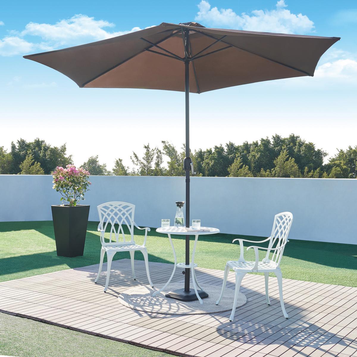 BISTRO-SET 3 TLG. Vena - Weiß, Metall - casa.pro