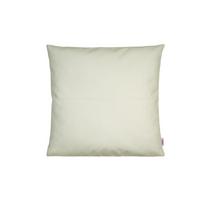 KISSENHÜLLE FarbTon Chenille-Haptik sahne-weiß 40/40 cm - Ecru, Textil (40/40cm) - beties Heimtextil