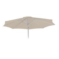 ERSATZ-BEZUG FÜR SONNENSCHIRM I Cremeweiß - Weiß, Textil (270/270cm) - MCW