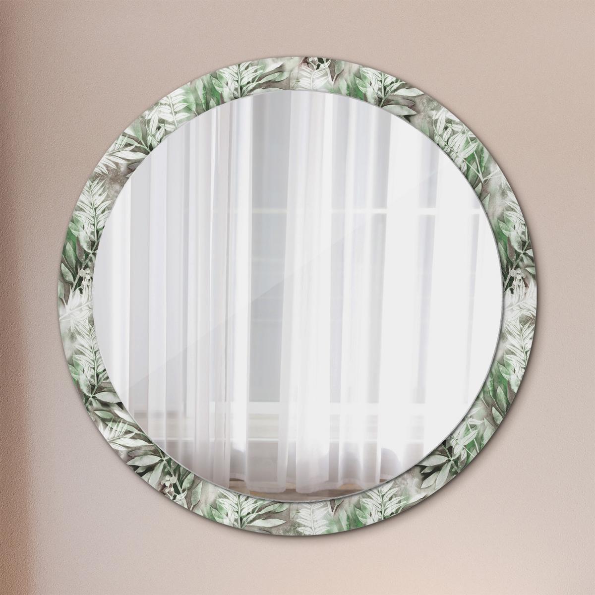 SPIEGEL Rund Ø 100 cm mit Aufdruck - Multicolor, Glas (100/100/0.4cm) - Wallfluent
