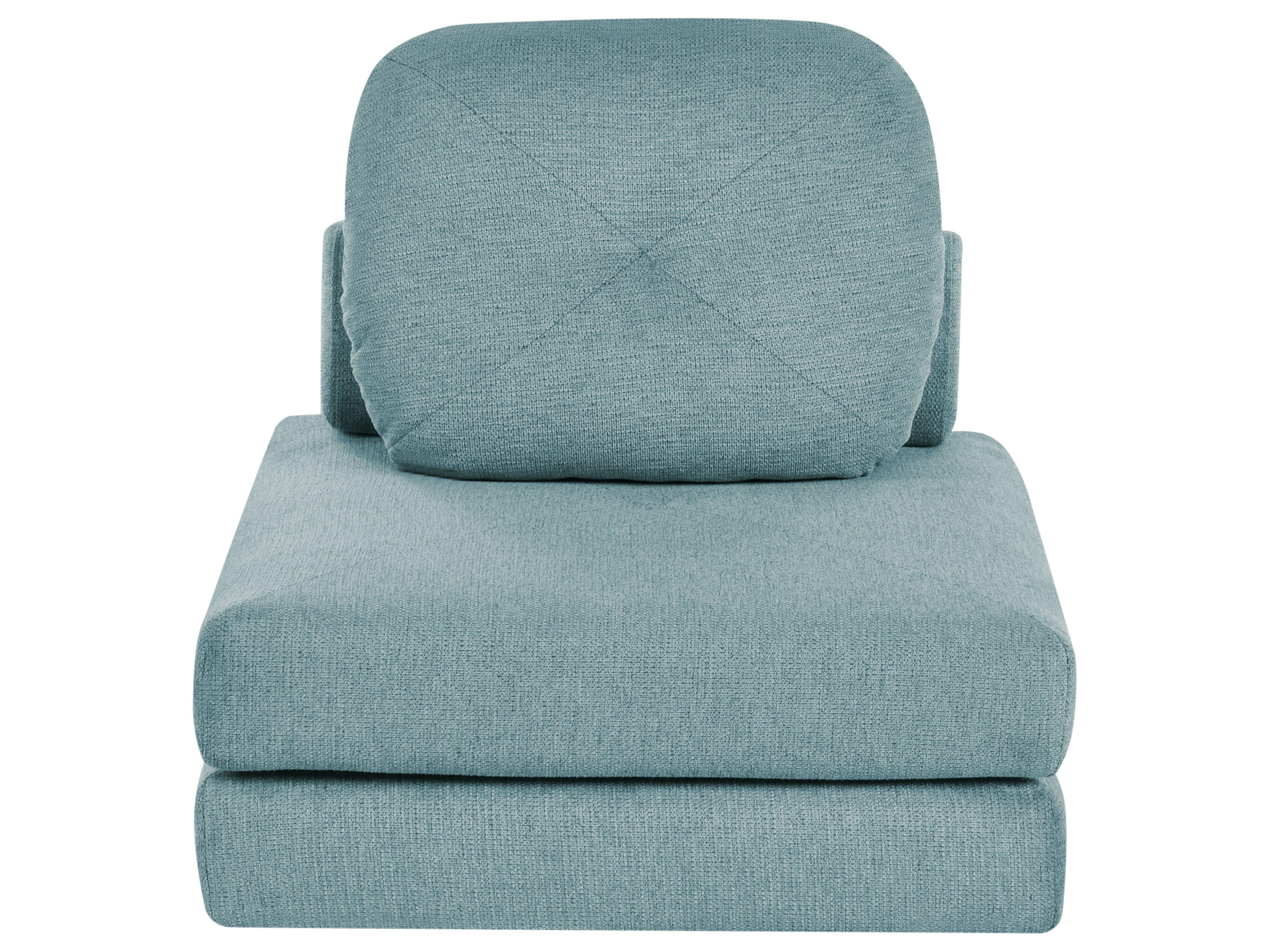 SCHLAFSOFA 81/182 cm Mintgrün Olden - Mintgrün, Textil (81/54/91cm) - Beliani