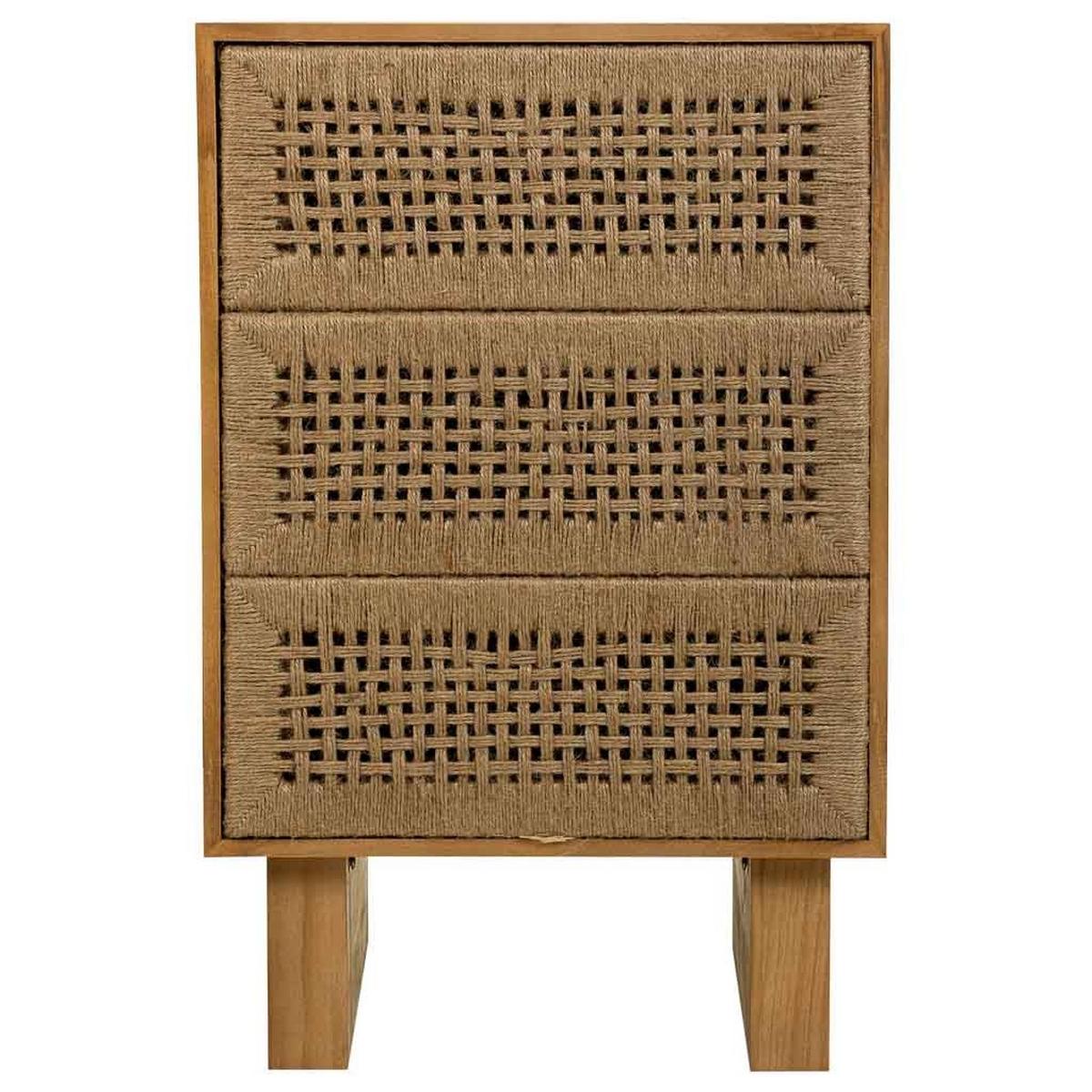 NACHTTISCH aus Holz, braun, 45x36x55cm - Braun, Holz (45/55/36cm) - Wanderlust