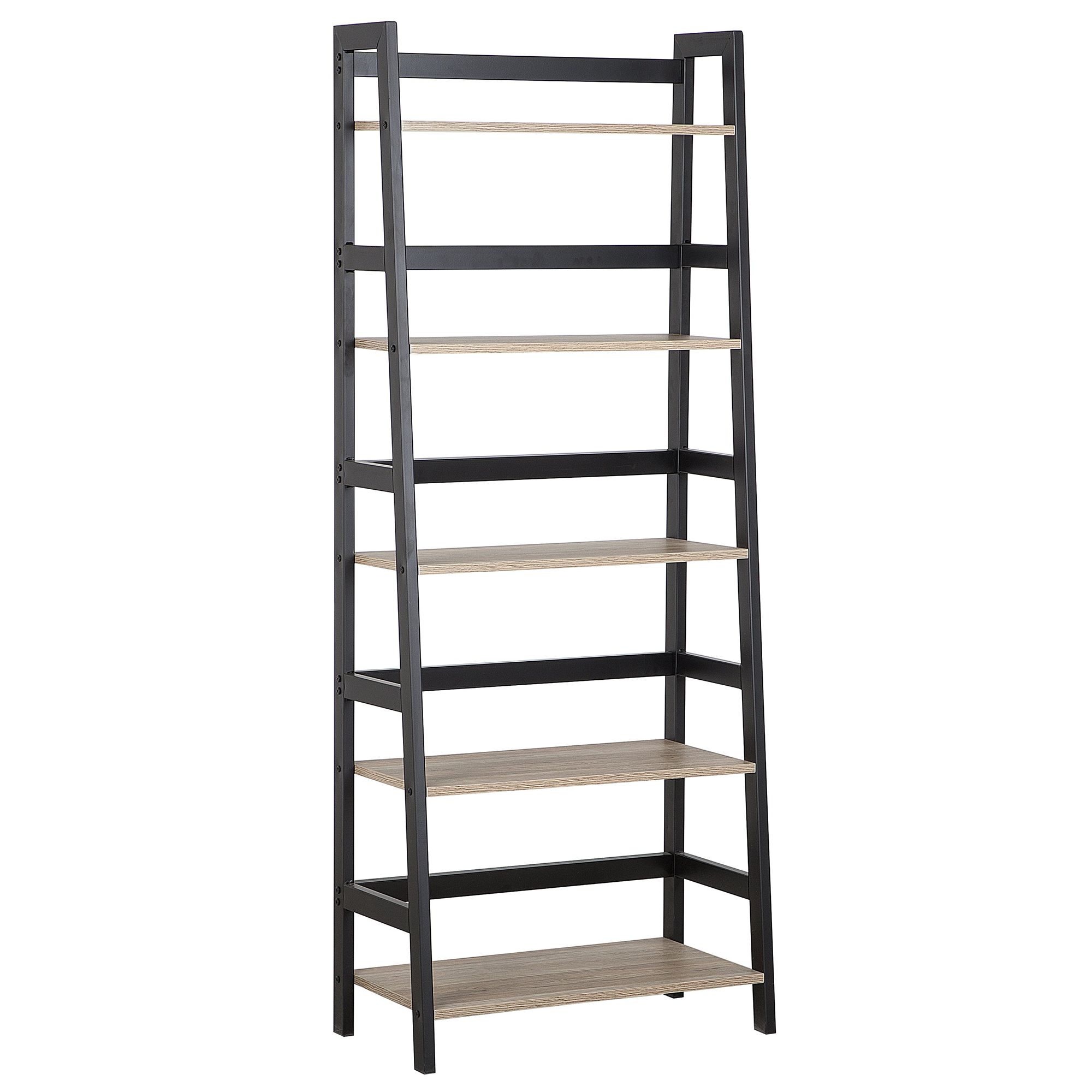 REGAL 5 Fächer Croydon - Hellbraun, Holzwerkstoff (64/163/34cm) - Beliani