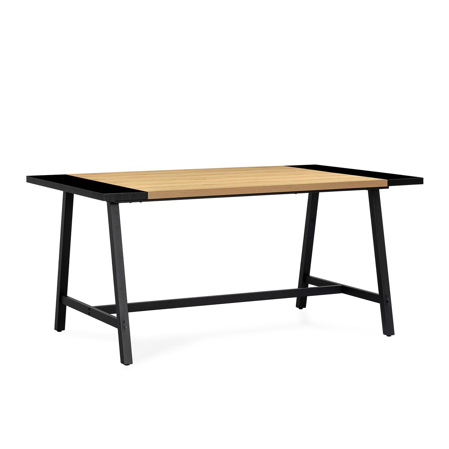 ESSTISCH Caracas Eiche-Optik, 160 cm - Eichefarben, Holzwerkstoff (80/160/75cm) - VS Venta-stock