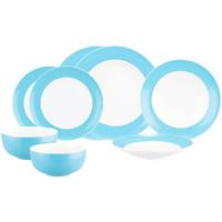 EINSTEIGER-SET Liberty Pure Colors Lagoon Blue 8-tlg. - Blau, Keramik (2/2/2cm) - Seltmann Weiden