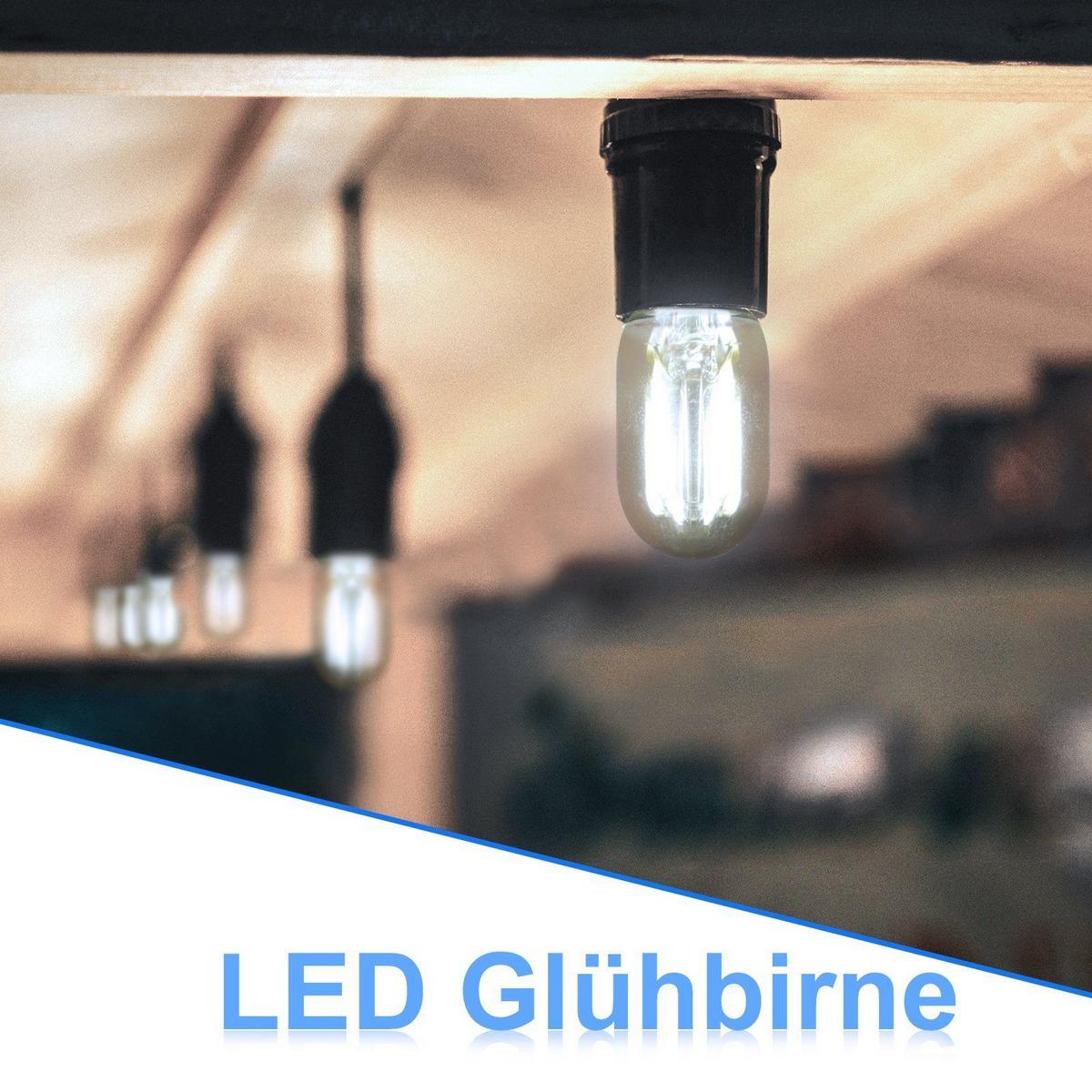 LED-LEUCHTMITTEL Artur II 6.4/2.2/2.2cm(2er-set) - Braun, Glas (2.2/2.2cm) - Nettlife