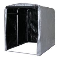 FAHRRADGARAGE Silber - Silberfarben, Metall (157/201/201cm) - MCW