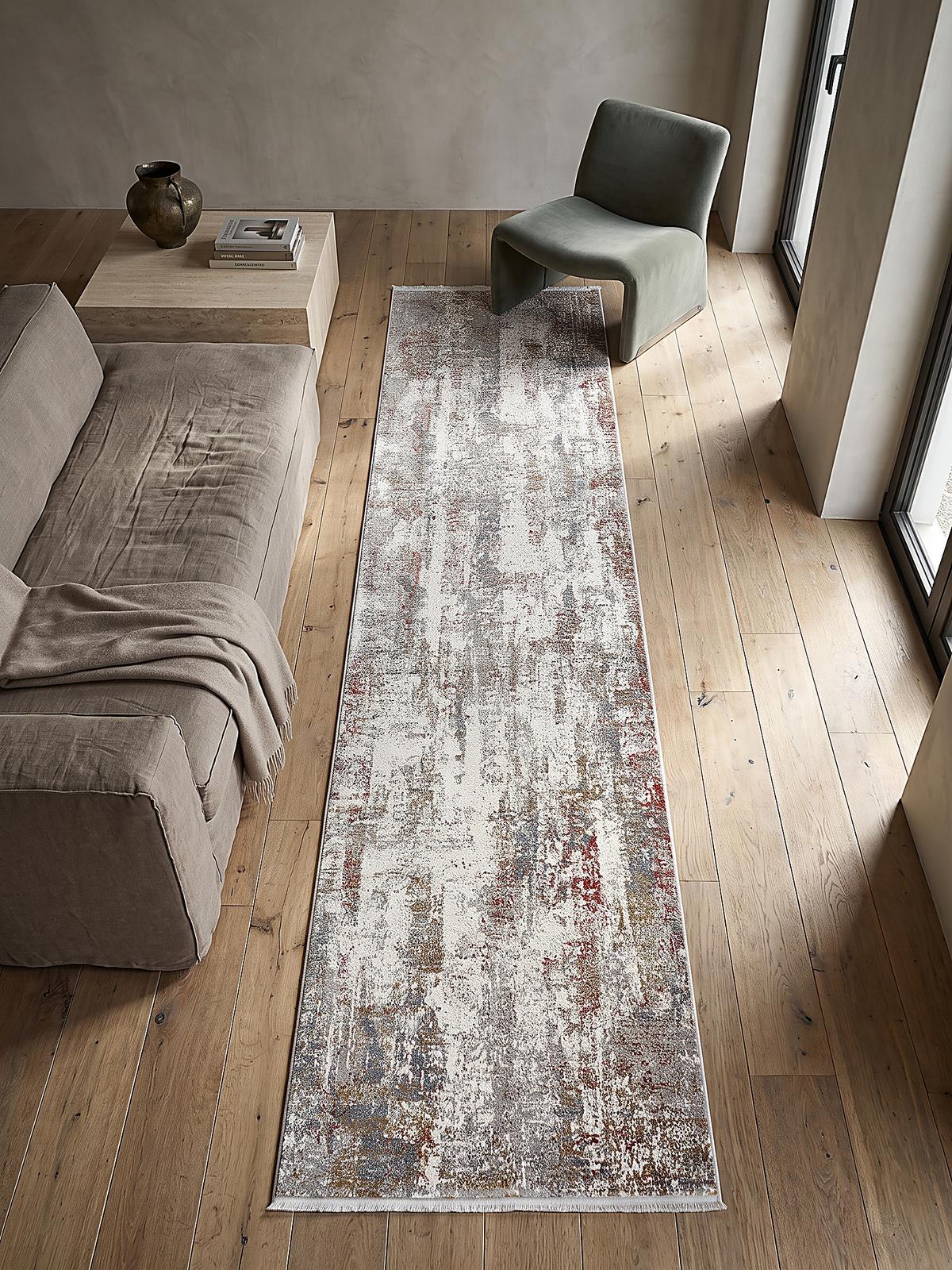 TEPPICHLÄUFER Vintage VARA Polyester Mehrfarbig 80 x 300 cm - Multicolor, Textil (80/300cm) - KADIMA DESIGN