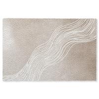 FUSSMATTE Wellenlinien - Fließend - Sandfarben Fußabtreter 60x40 cm - Beige, Kunststoff (60/0.4cm) - MuchoWow