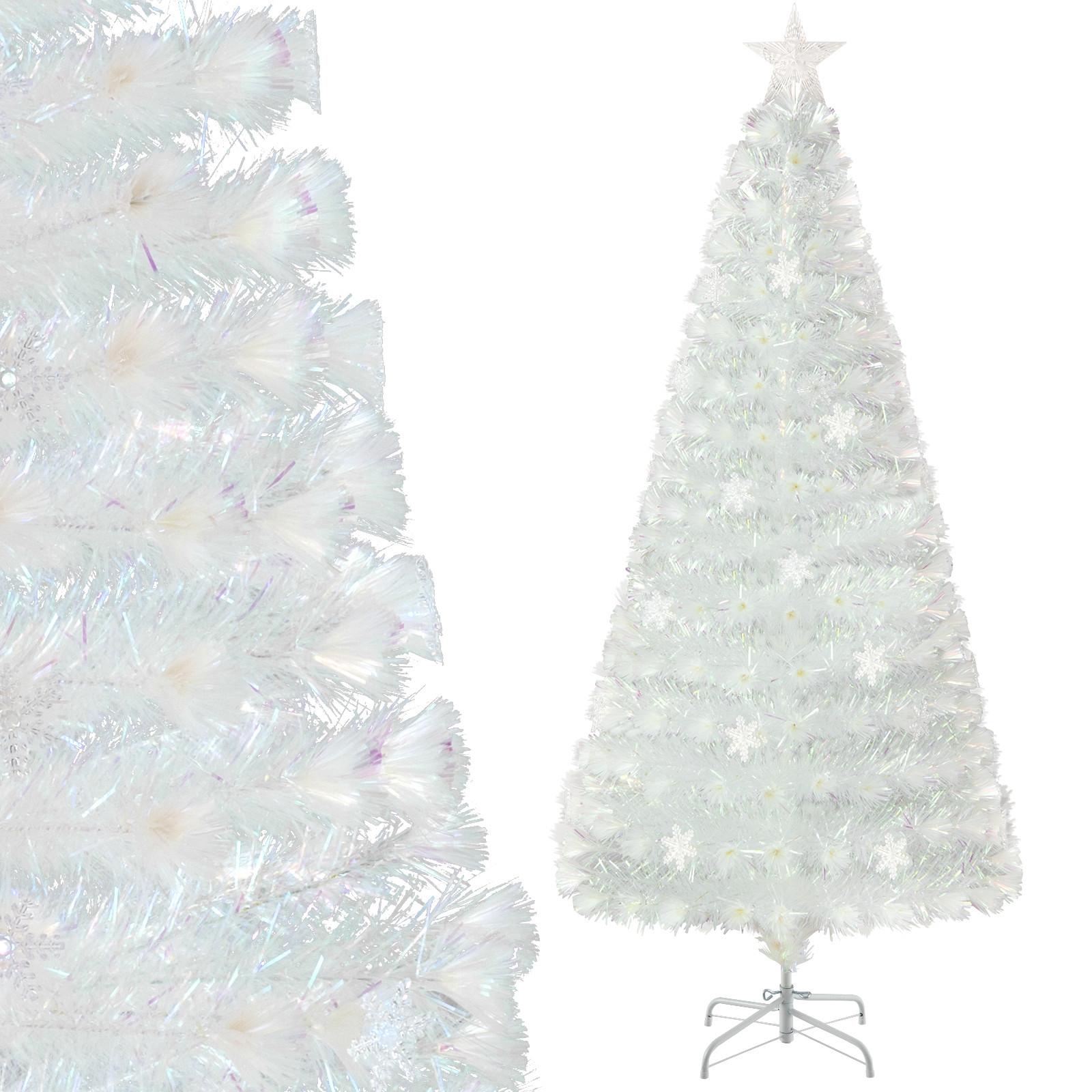 TANNENBAUM Weiß - Weiß, Kunststoff (180cm) - COSTWAY