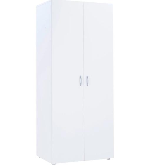 Kleiderschrank Basic in Weiß