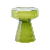 BEISTELLTISCH Glas Grün Laguna - Grün, Glas (37/37/43cm) - Beliani